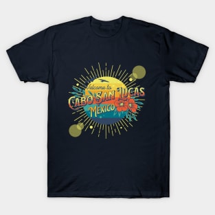 Cabo San Lucas Mexico Sunset Beach Design T-Shirt